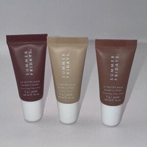 Sunday Riley 3 Lip Butter Balms travel size